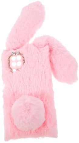 HEMOTON 3stücke Kuschelige Handyhülle Mit Kaninchenohren Weiche TPU Und Faux-Fell-Design Für Dein Smartphone Stilvoll Mit Einem Charmanten Look