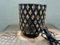Osasy Lampensets : Retro-Stil Schwarz Gold Lampenschirm,sicheres Netzkabel industriell kleiner polierter Lampenfüße Metall industriell Vintage Tischlampe Nachttischlampe