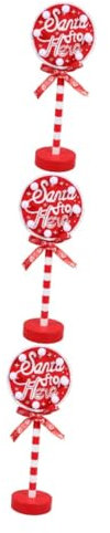 Vaguelly 3St Weihnachtsbeleuchtung tischlampe holzlampe weihnachtsfest dekorative Nachtlampe Weihnachtsdekorationen im Freien Weihnachts-LED-Licht Weihnachtstisch basteln Kiefernholz rot