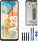 ZOETEC Display für Samsung Galaxy A23 5G SM-A236B SM-A236M SM-A236U SM-A236U1 16,8 cm Bildschirm Ersatz LCD Touch Screen Digitizer Full Assembly mit Frame Repair Tool Set