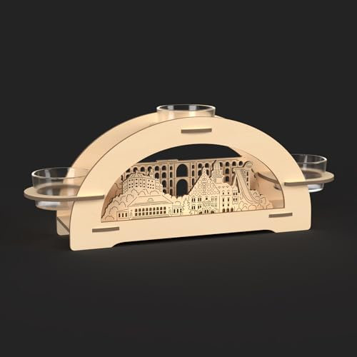 Mini-Schwibbogen Greizer Stadtansicht (Vogtland)