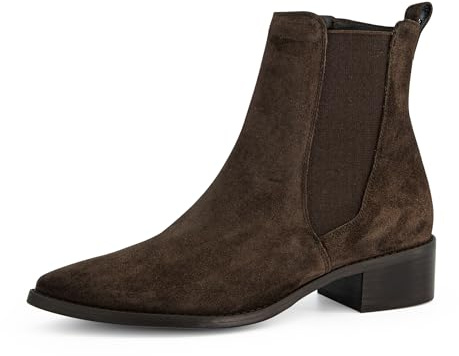 Paul Green Damen Ballerinas mit Absatz 8271-000 Weite XX-Schmal Reißverschluss