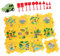 JOINPAYA 1 Satz Puzzle-Schienenauto laubsägen Set für für kinderspielzeug Construction Toys Children Toys Autos verfolgen Autostrecken für Plastik Yellow