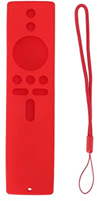 BRRNOO Silicone Remote Controller Case for Fire TV Stick, Protective Cover with Anti-Shock Design Red Color