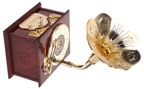 Mobestech Spieluhr Mit Aufziehmechanismus Tischdekoration Vintage Melodiedose Aus Abs Material Desktop Ornament Spieldose Für Fensterbänke Regale Und Schränke