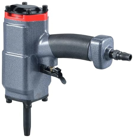 MJMLUCK Ölfreier pneumatischer Tacker NP50 5,0 x 50 mm, tragbarer pneumatischer Nagelentferner, Rutschfester Nagelzieher, Lufttacker, Handwerkzeuge, 0,4–0,7 MPa