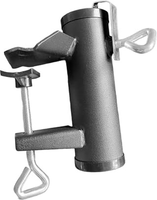 Oxtxuzdm Patios Regenschirm Klemmen Balkon Geländer Ständer Clip Deck Fester Clipständer Halterung Klemmen Metall Regenschirmhalterung