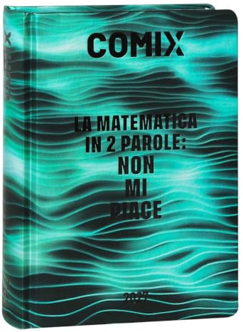 COMIX - Dagbok 2027 16 månader, dagbok för mellanstadiet och gymnasiet, med hårt fodral, 576 sidor med grafik och serier, perfekt för pojkar och flickor, 13 x 17,8 cm
