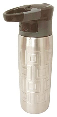 CONTIGO CANTIMPLORA BOTELLA ENGANCHE AUTOSEAL 750ML GEO ACERO INOXIDABLE