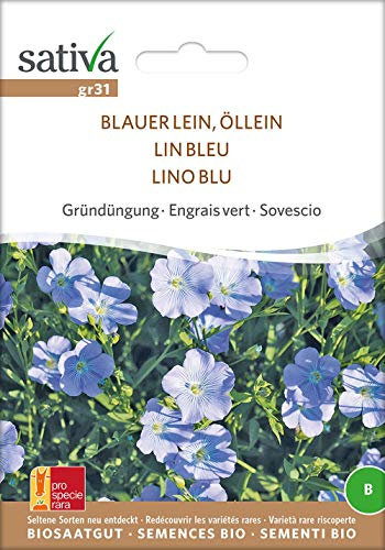 Engrais à base de lin bleu, huile | Engrais bio