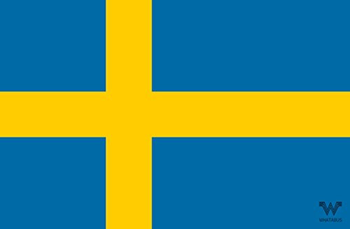 Schweden Flagge Aufkleber - Länderflagge als Sticker 8,5 x 5,5 cm