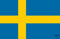 Schweden Flagge Aufkleber - Länderflagge als Sticker 8,5 x 5,5 cm