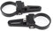 Support de de Lumière, Keenso Colliers de serrage Supports de Fixation pour Lampes de Travail Tube Pince Barre de Support de Cage 1 -3 Pinces (1.75Inch)