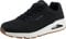 Skechers Herren Uno Stand On Air Sneaker, Black Durabuck Trim, 48.5 EU