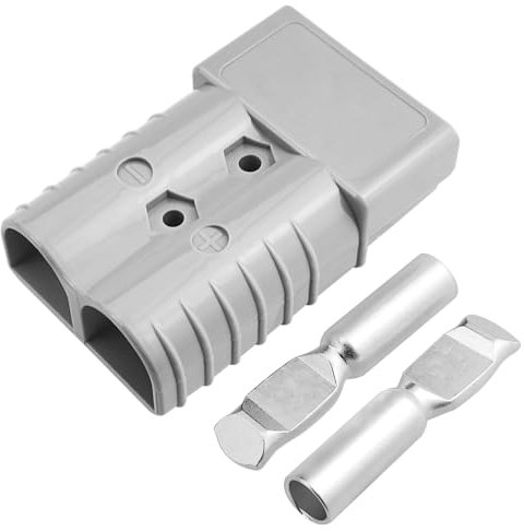 WMYCONGCONG 350A Batterie-Schnellkupplungsstecker-Steckerkit für Anhänger-Windenstecker Grau (350A)