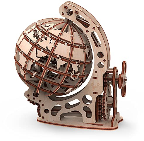 Globe Kleines Modell 3D Mobile aus Holz