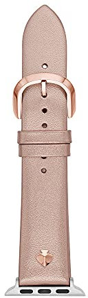 Kate Spade New York roségoldenes Leder 38 mm iOS Watch® Armbänder