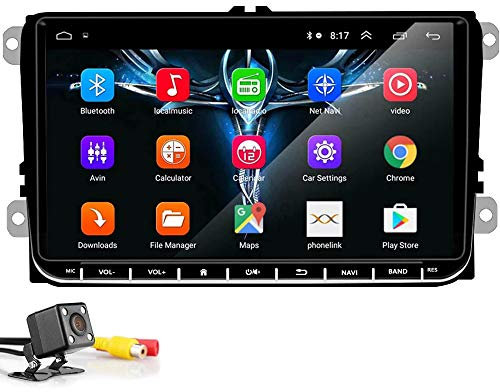 PolarLander 9 Inch Android 8.1 Auto Radio Navegación GPS Reproductor Multimedia estéreo WiFi Bluetooth para V/W S/Koda Golf 5 Golf 6 Polo Passat B5 B6 Jetta TIGUAN