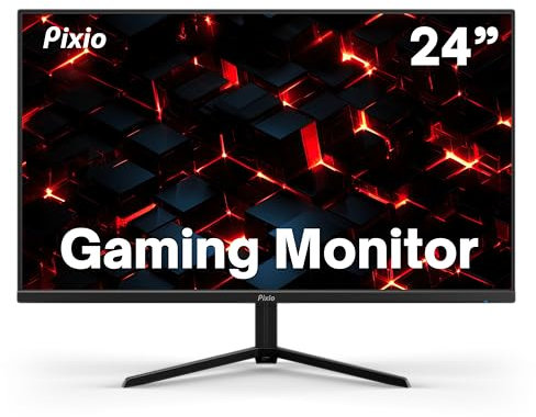 Pixio PX248 Prime V2 Noir 24 pouces 180Hz FHD 1ms Fast IPS GTG Synchronisation adaptative LED Haut-parleurs intégrés