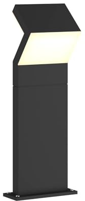 Arcchio LED Außenleuchte Havin (Modern) in Schwarz aus Aluminium (2 flammig,) - Wegeleuchte Pollerleuchte Wegelampe Sockelleuchte