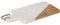 SECRET DE GOURMET Tabla de cortar GEOM Hygge, 15 x 30 cm, mármol, negro, color blanco