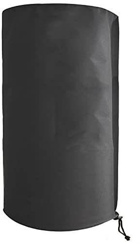 Monster24 Abdeckhaube/Outdoor Cover Wasserabweisende Haube für Bio-Ethanol Tischkamin, passend zu div. angebotenen Tischkaminen mit rundem/zylindrischem Sockel