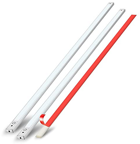 phonar 2er Pack - 90cm LED Unterbauleuchte 4000K, flach, überall montieren, aufkleben, Inklusive Alle Zubehör, LED Nachtlicht, kühles Weiß, Neutralweiß