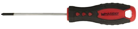 Cacciavite Impronta PHILIPS-Croce, Dimensione Impronta PH2, Punta Magnetica, Lama da 100 mm, Acciaio S2 Certificato TUV/GS