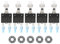 Disjoncteur Thermique, Disjoncteur 20A 125/250VAC à Bouton-Poussoir de Réinitialisation Disjoncteurs de Surcharge avec Bornes à Connexion Rapide Bouton-Poussoir à Capuchon Étanche