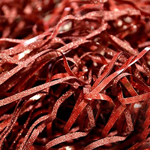 Rafia Oro Stracciato Carta Seta Glitter Carta Seta Confezione Regalo Materiale di Riempimento Lucido Rafia decorazione Regalo Regalo Partner Cesto Regalo Regalo decorazione Regalo (C)