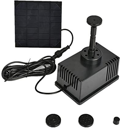 SDLSH Pompa sommergibile Pompa ad Acqua sommergibile Fontana Pompa ad energia Solare con Pannello Filtro per Piscina per laghetto Pompa di sentina per Barche