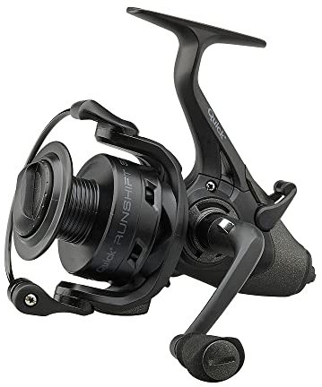DAM RUNSHIFT 3 FS, Angelrolle, Spinnrolle, Allround-Angeln, inkl. Camo-Schnur - Ultimative Angelrolle für reibungslose und kraftvolle Leistung, Unisex, Schwarz, 6000
