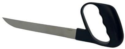 ATC Handels GmbH Ergonomische Messer REFLEX mit geschlossenem Griff und rostfreier Klinge - als Tranchiermesser oder Brotmesser Spülmaschinenfest bis 70°C (gezahnte Klinge)