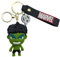 AUTOZOCO Hulk Hulk Porte-clés en silicone, super héros de l'incroyable Hulk, forme de Julk, 7 cm, compatible avec Marvel, vert, vert