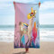 Tierisches Abstraktes Alpaka 80 X 160 cm, Schnelltrocknend Strandtuch Microfaser Badetuch Saunatuch Handtuch, Leichtes Und Dünnes Tragbares Saunatuch Badehandtuch Für Reise Strand Sauna Sch -6W8S5C6