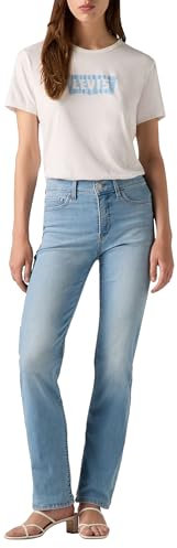 Levi's Women's 314 Shaping Straight Jeans, Cool View, 28W / 30L