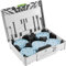 Festool Schleifmittel-Systainer³ SYS-STF D125 GR-Set Granat