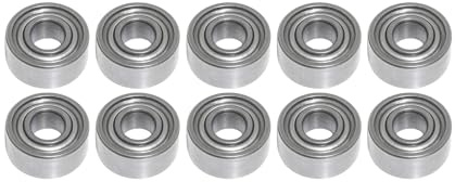Kugellager 4x9x4 mm - 684 ZZ metallgedichtet 10 Stück - rcbay | Chromstahl Miniatur Rillenkugellager für 4mm Welle