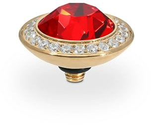 Qudo Ring Aufsatz TONDO deluxe 13mm rosegold für Basis Ring (light siam)