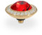 Qudo Ring Aufsatz TONDO deluxe 13mm rosegold für Basis Ring (light siam)