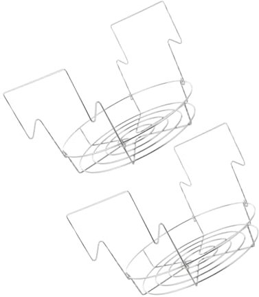 UTHCLO 2 Pièces Support De Mise Conserve Acier Inoxydable Lot pour Cuisine Cuisson à l'eau Et Conservation De Bocaux