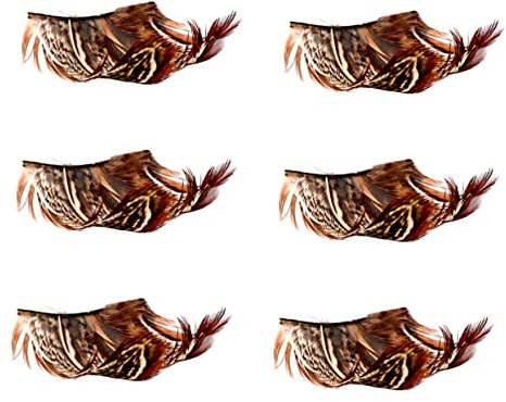 BELLIFFY 3paires Faux Exagérés Avec Plumes Colorées Pour Fête Masquée Et Costume Décoration Artistique