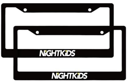 MedgAs JDM Speedhunter Car License Plate Frame For Nightrunner Number Plate Auto Accessories(Nightkids)