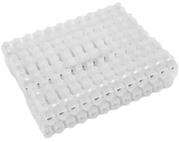 Regleta semitransparente de empalme 60A, 25mm², con 12 fichas flexibles y fáciles de cortar para conexiones eléctricas seguras.