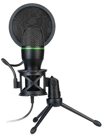 Mantis Microo Streaming USB | Microo à Condensateur | Pc Pour Jeux En Ligne, Podcast, Audio, Chant | Kit De Microphone De Podcast Usb RVB | Microphone Professionel avec Trépied et Filtre Anti