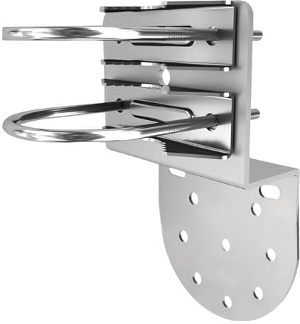 Kit de montage pour mât d'antenne, support de tube de 30 à 50 mm, collier de serrage, support de mât d'antenne, support de serrage pour mât d'antenne pour l'extérieur