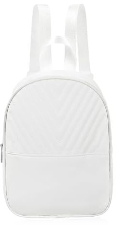 Energather Damen Rucksack, PU-Leder Rucksacks Damen Klein für Frauen und Mädchen, Damen-Fashion Rucksack Mädchen mit Einstellbarem Tragriemen für Reisen, Einkaufen, Verabredungen(weiß)