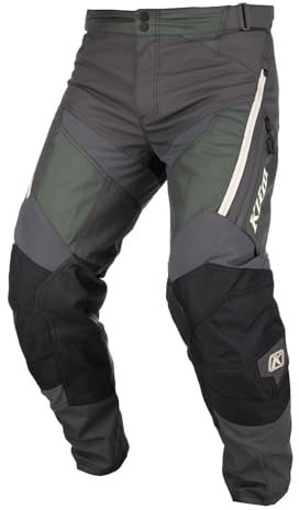 KLIM Pantaloni da moto fuoristrada da uomo Dakar nello stivale, Asfalto - Marrone chiaro, 50