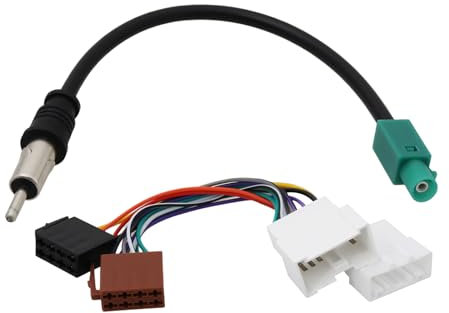 VGOL 1Set Radio ISO Stereo Wiring Fitting kit Compatible with Renault Kangoo 2012-2021 Compatible with Mercedes Citan 2012-2021