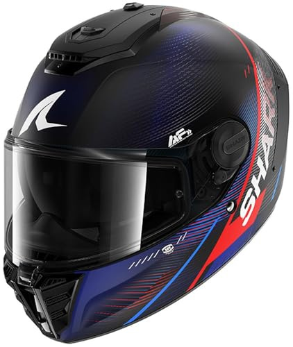 SHARK, Integraler Motorrdahelm SPARTAN RS SPEED-TECH Black Blue Red KBR, XXL